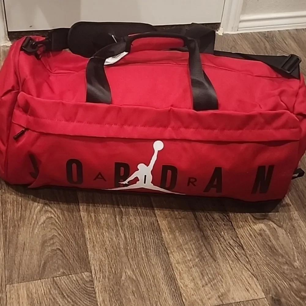 Jordan Air Jordan Velocity Duffel Bag- Black/Red